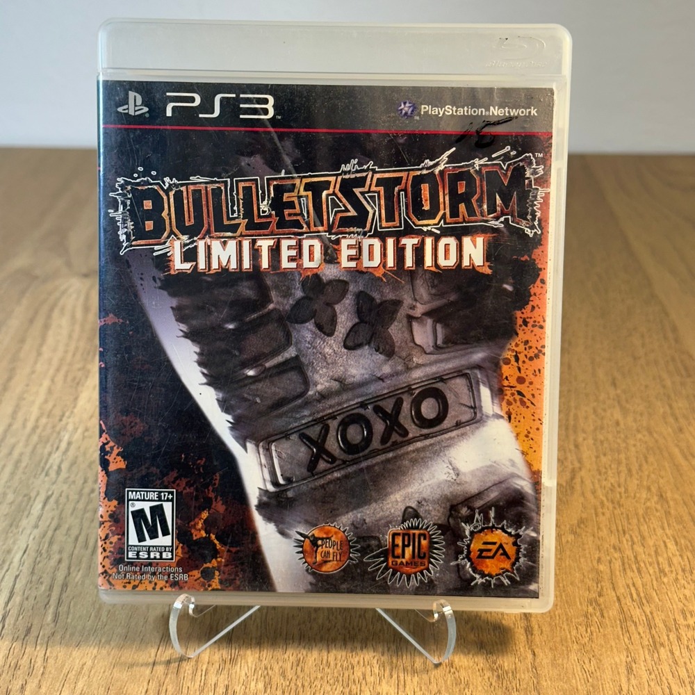 EA Bulletstorm Limited Edition PS3 Sony PlayStation 3 Fair Condition Tested